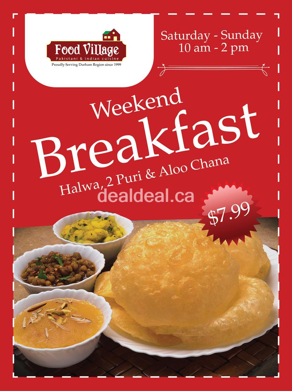 Weekend Breakfast at Food Village