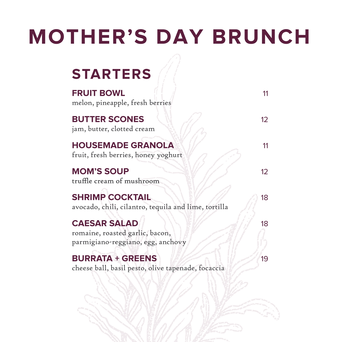 Mother’s Day brunch at Luma image 2