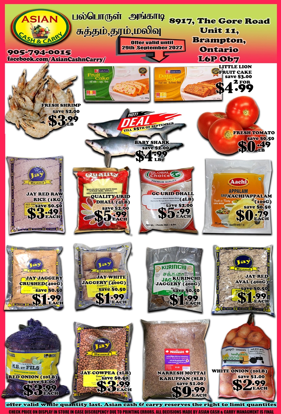 Asian Cash & Carry's Weekly Flyer