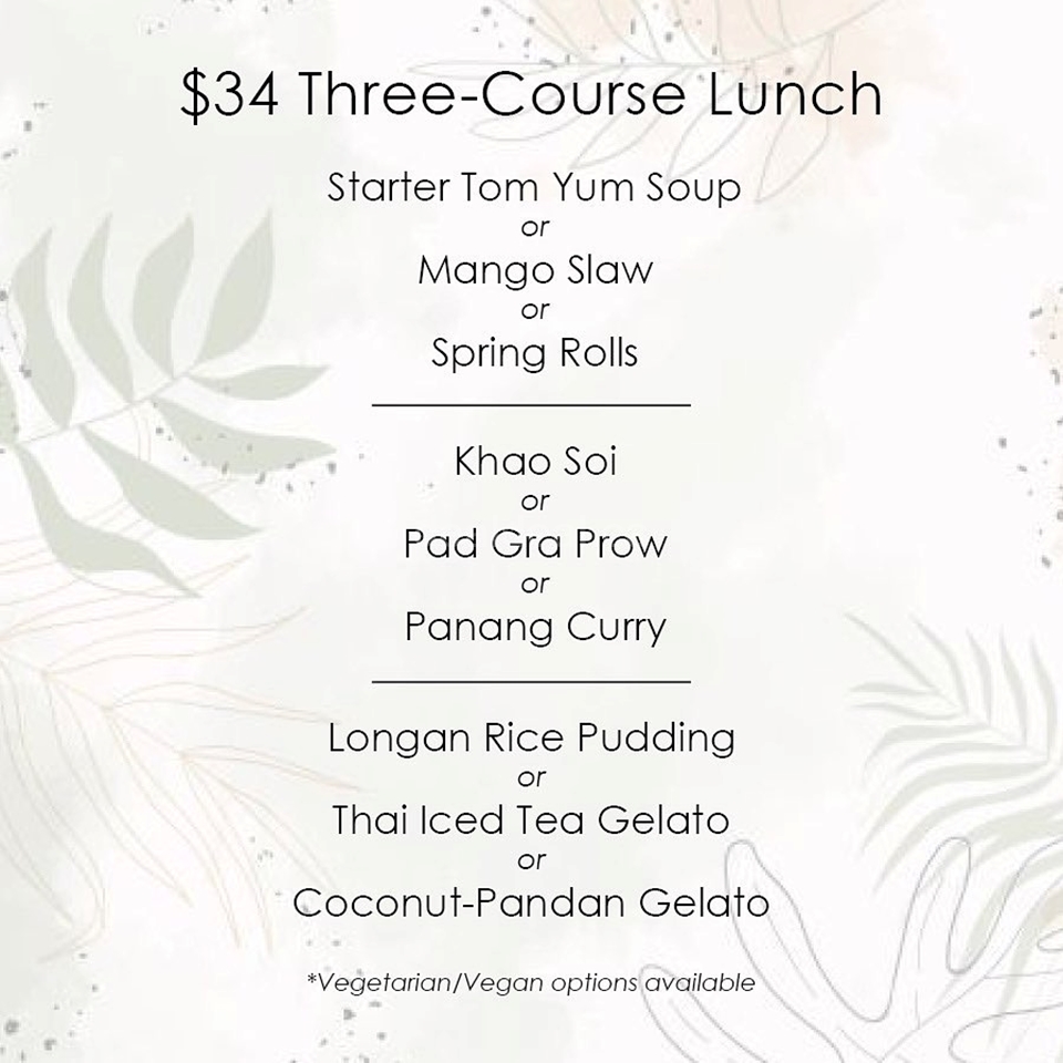 Special 3-course prix fixe Lunch & Dinner Menus exclusively at our PAI Uptown location at Yonge & Eglinton image 3