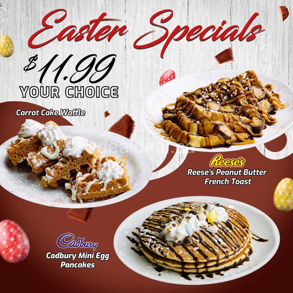 Easter Specials at Stacked Pancake & Breakfast House