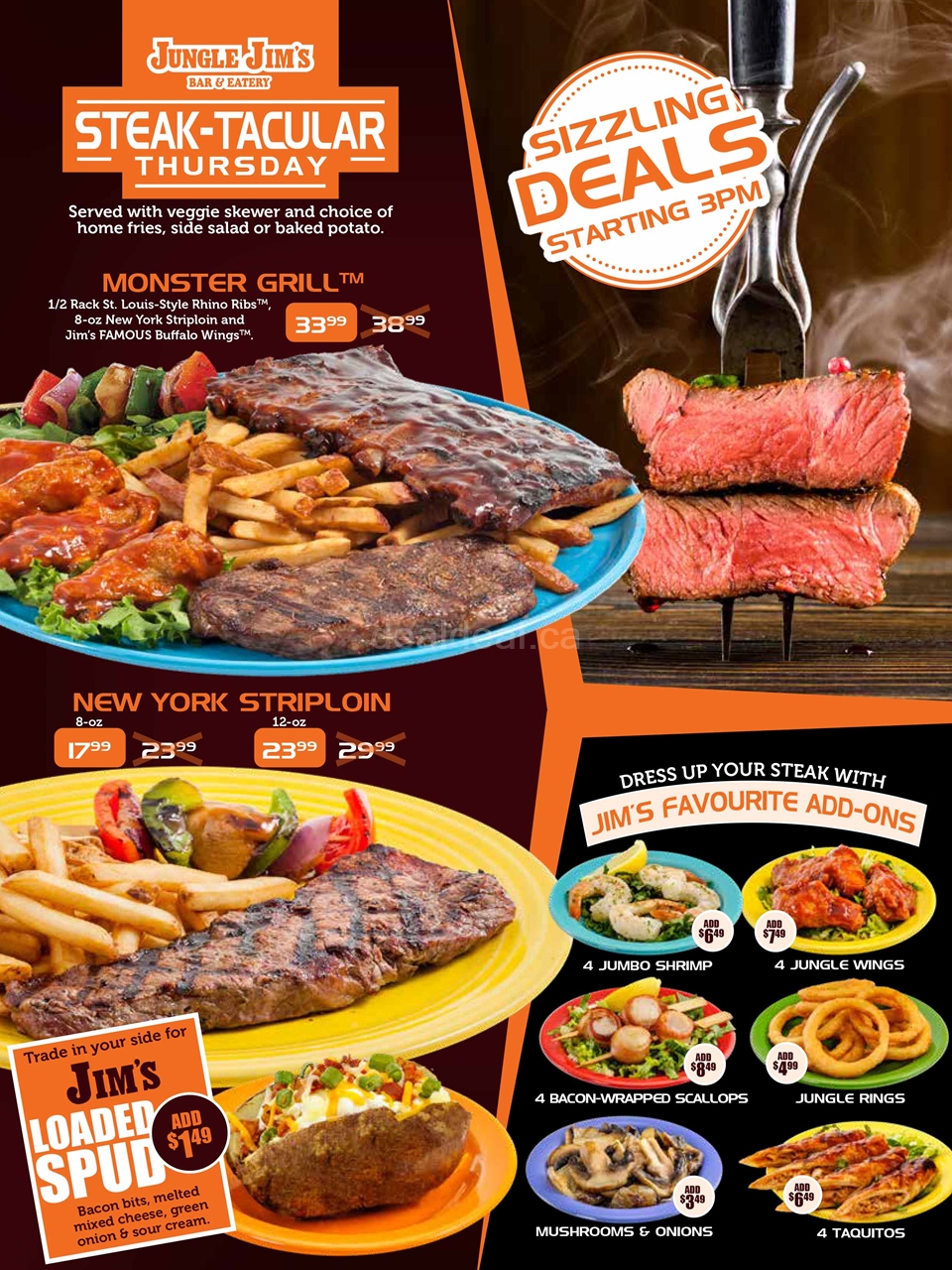 Steak - Tacular Thursday at Jungle Jim's Eatery