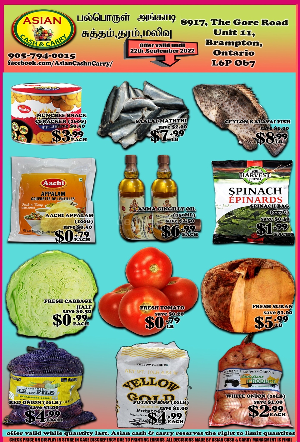 Asian Cash & Carry's Weekly Flyer