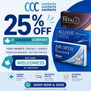 25% Off Your First Contact Lens Order