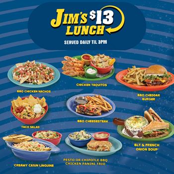 Jungle Jim’s Eatery: $13 Express Lunch Menu (Daily Till 3PM)