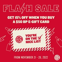 Get 15% off BP E-Gift Card online at Bostonpizza.com