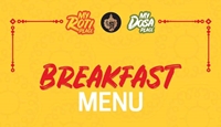 Breakfast Menu at My Roti Place-My Dosa Place-Ajax
