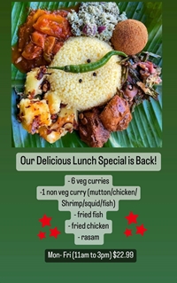 DELICIOUS LUNCH SPECIAL