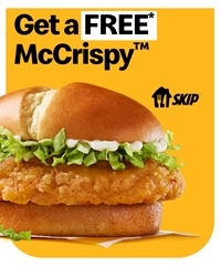 Get a FREE McCrispy