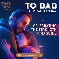 Father's day Special Menu at Piper Arms Pub