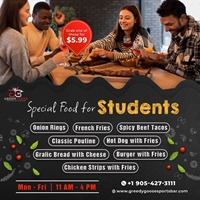 Weekday Special for students at Greedy Goose 