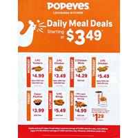 Popeyes Canada Daily Deals 2022