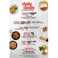 Wok Box Daily Deals and Specials 2022