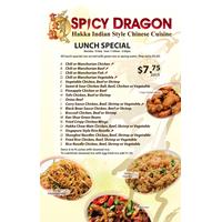 Lunch Specials at Spicy Dragon