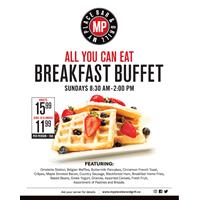 All You Can Eat Breakfast Buffet at My Place Bar & Grill