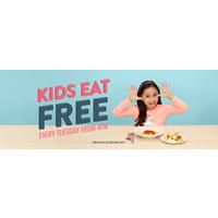 Every Tuesday Kids eat free at Denny's