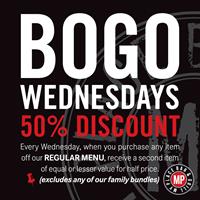 BOGO Wednesday at My Place Bar & Grill