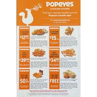 Popeyes Canada 2022 Coupons